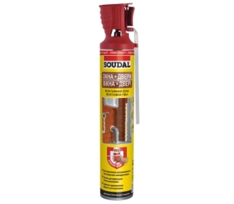 Пена бытовая всесезонная Soudal GENIUS GUN, 750 мл