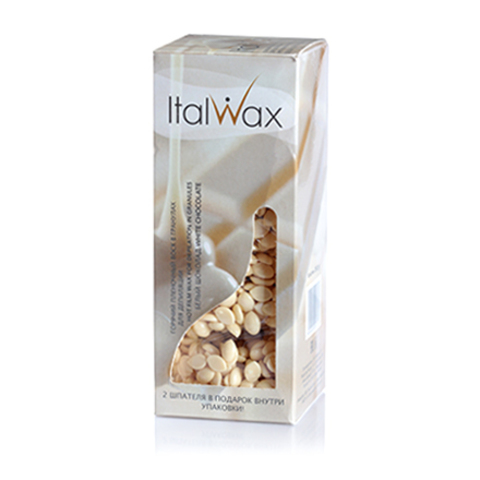 Воск горячий пленочный в гранулах Белый шоколад, ItalWax/White Line, 250 гр