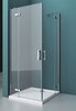 BelBagno KRAFT-AH-22-120/80-C-Cr-R Душевой уголок с двумя распашными дверцами. Стекло 6 мм, прозрачное, хром, правосторонняя
