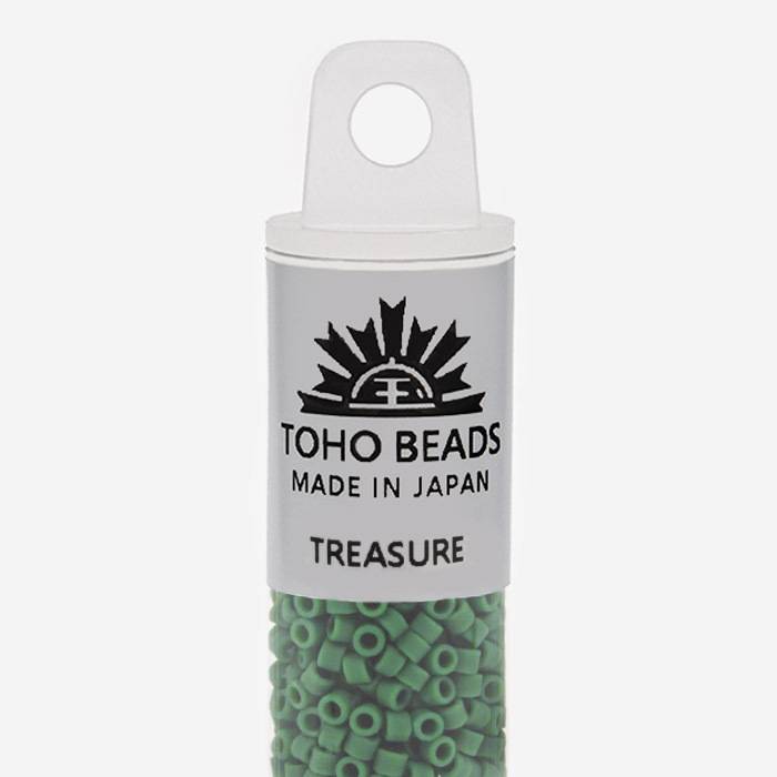 Японский бисер TOHO Treasure (№47HF), непрозрачный матовый