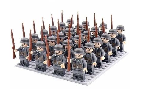 Минифигурки военных Вторая Мировая Война набор 24 шт серия 439