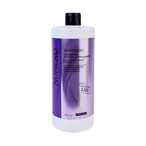 Шампунь разглаживающий с маслом авокадо для пушистых и непослушных волос / Numero 1000 мл