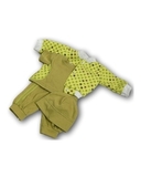 Костюм с курткой бомбером - Зеленый 1. Одежда для кукол, пупсов и мягких игрушек.
