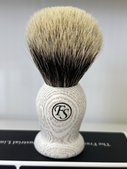 Помазок для бритья Frank Shaving – Натуральный бурсук с дубовой ручкой