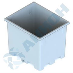 Контейнер 910 л Анион 910 л. прямоугольный (1070x990x1000см;белый) - арт.559514