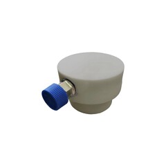 Заглушка коллектора с воздухоотводчиком Valfex ''ВАЛФ-РУС'', DN 40, PN 25, серая