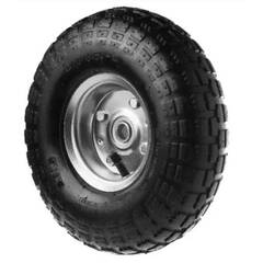 Колесо пневматическое 250 мм со стальным диском PR1800 несимметричное ось 16 мм