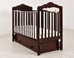 Кровать детская К-2005-27м "Изабель" (махагон)