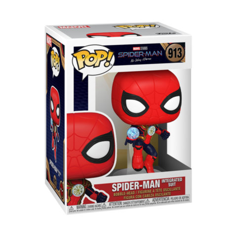 Фигурка Funko POP! Bobble Marvel Spider-Man No Way Home Spider-Man (Integrated Suit) 56829