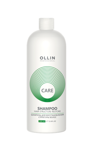 OLLIN care шампунь для восстановления структуры волос 1000мл/ restore shampoo