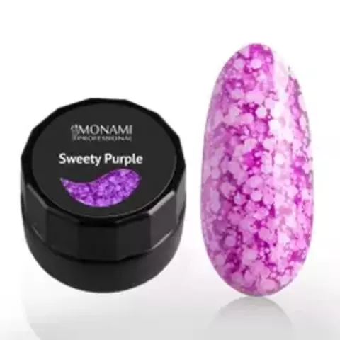 MONAMI Гель-лак Sweety Purple, 5 г