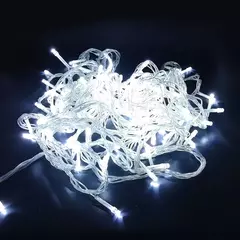 Гирлянда бегущий шнур 10м белый