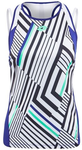 Топ теннисный Lotto Top Ten W II Tank Printed PL - bright white/sodalit