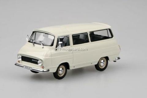 Skoda 1203 Mikrobus 1969 Ice white Abrex 1:43