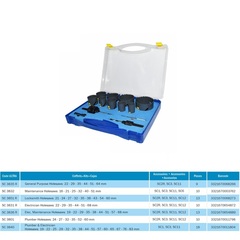 Набор коронок Bi-metall 19-83мм HSSE-Co8 18пр 4-6Tpi ULTRA SC 3841