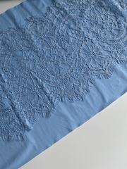 Кружево реснички голубое (24*290 см)