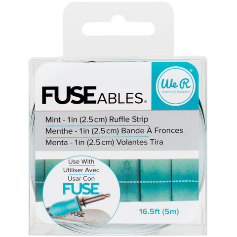 Лента FUSEables Decorative Tape- Ruffle/Mint