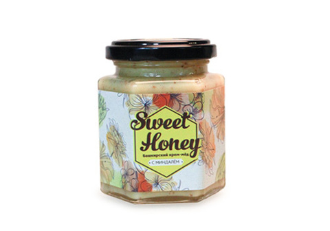 Крем-мед с миндалем Sweet Honey, 230г