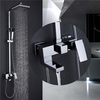 Abber AF8216 Душевая стойка ABBER Daheim AF8216 с изливом, хром
