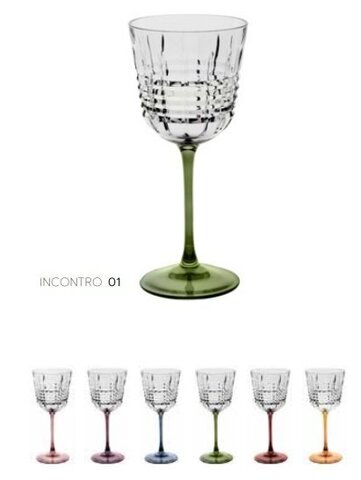 Набор бокалов для вина 6шт 21.5см Cre Art Incontro Stemware