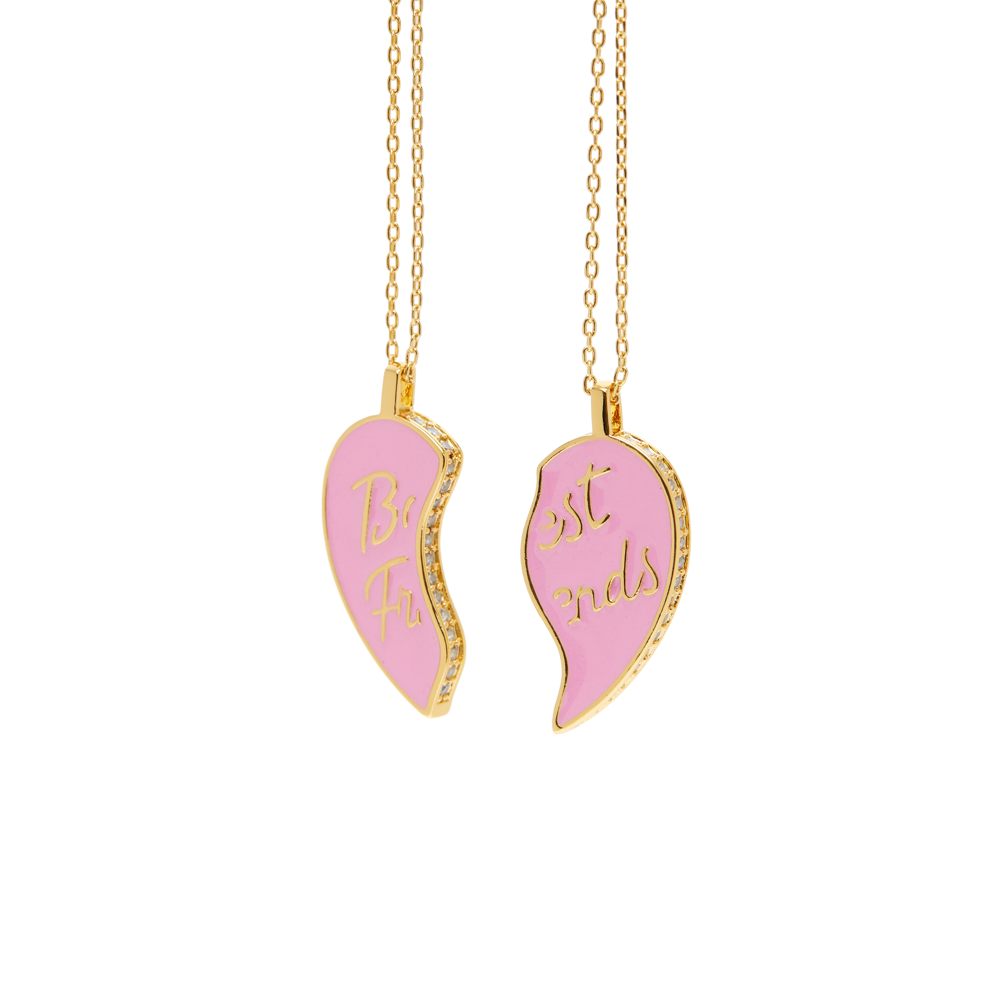 VIVA LA VIKA Колье BFF Necklaces – Pink колье viva la vika gold heart necklaces crystal 1 шт