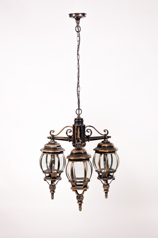 Люстра 3-х рожковая America S черный с золотом (GB)