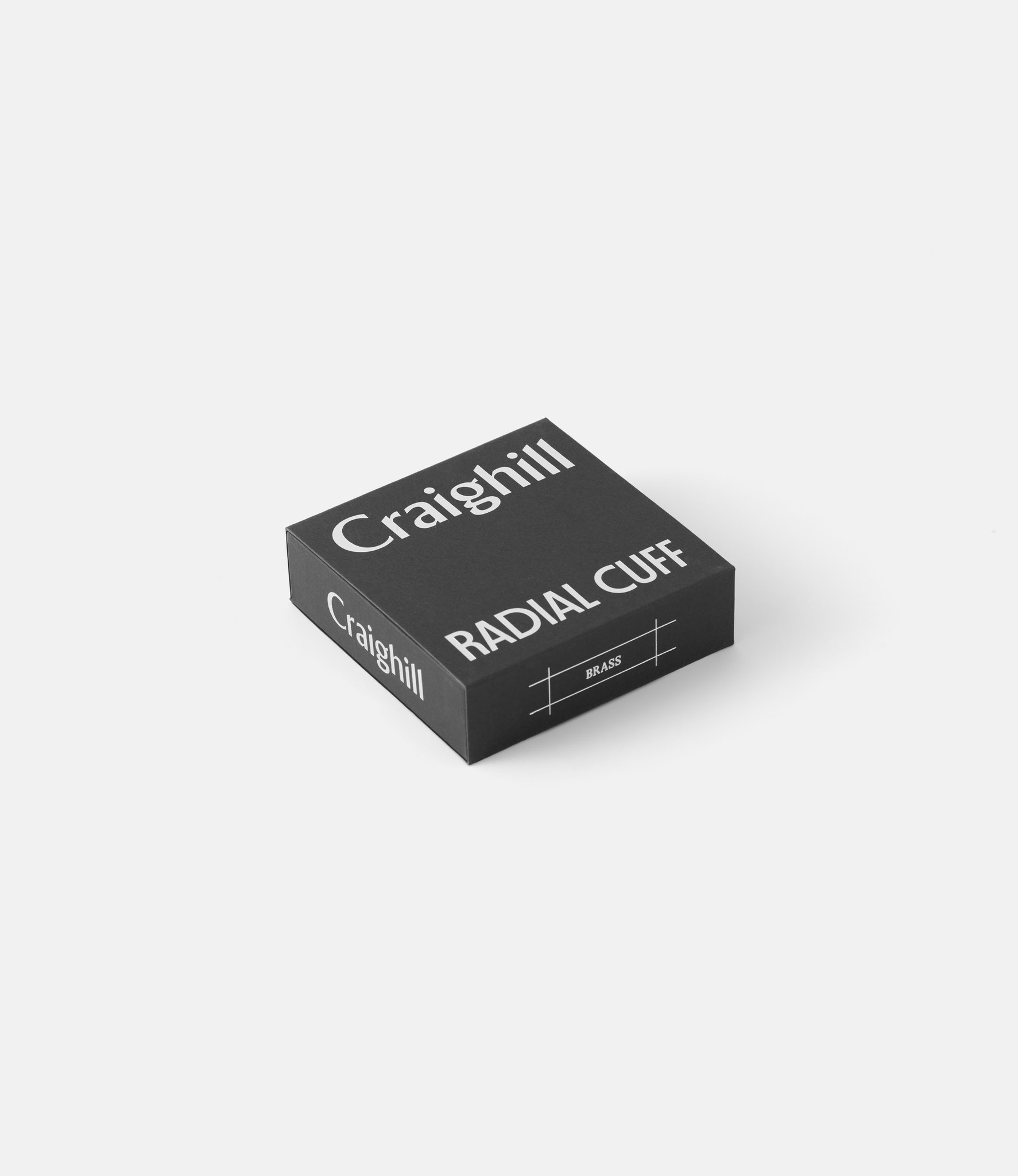 Craighill Radial Cuff Vapor Black — браслет из стали