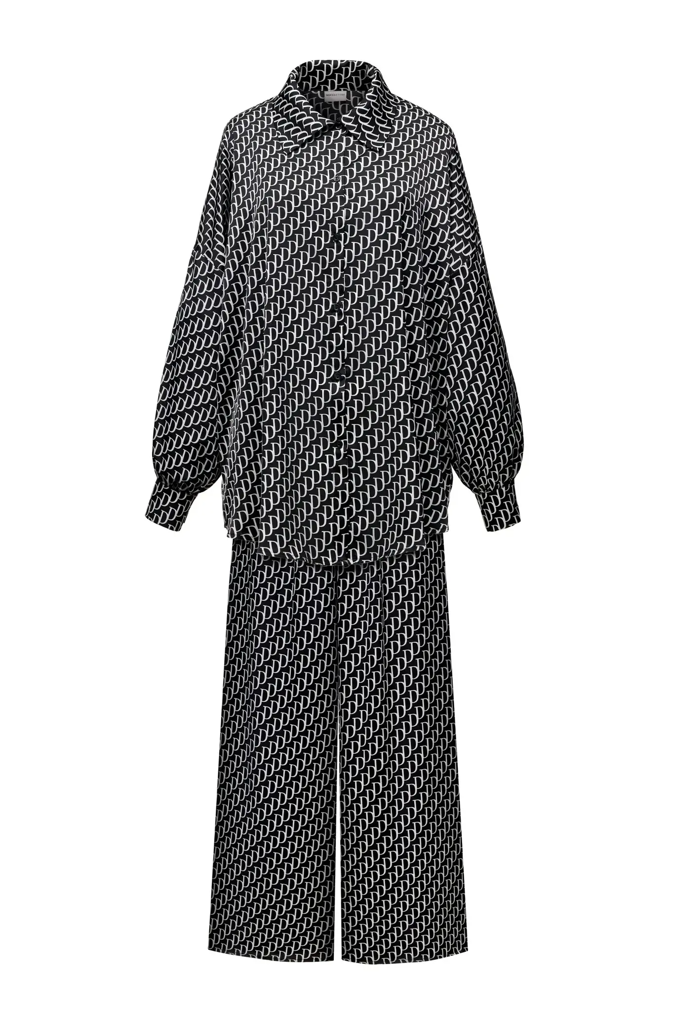 Шелковый костюм Black D