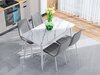 Стол Uni-Form-S2.2B SGrey/White Matt Marble 727*1300*700