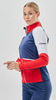 Элитная лыжная куртка Nordski Pro 2.0 White/Red/Blue W женская