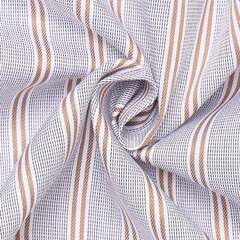 Сорочка мужская Eterna Modern Fit 1088-X171-27 серая в бежевую полоску