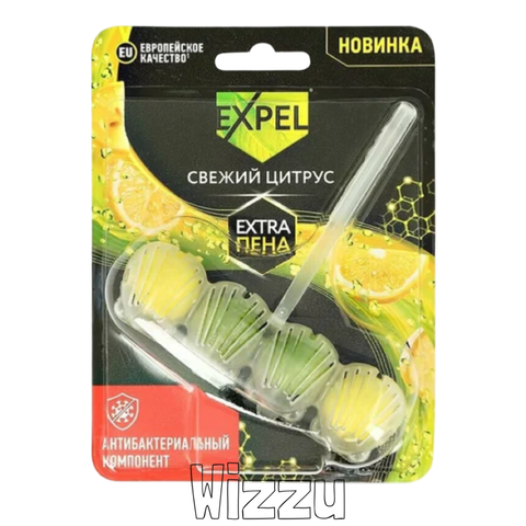 Expel Ср-во чистящее д/унитаза Свежий цитрус 50г
