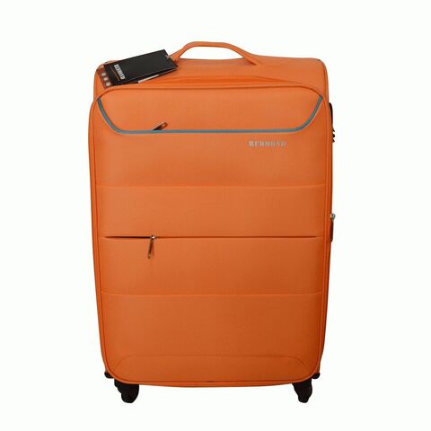Чемодан Redmond тканевый облегченный средний оранжевый 68x43x27+3 см