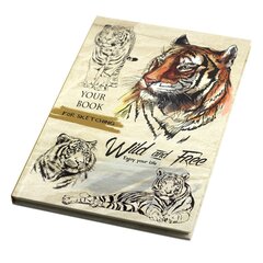 
          Скетчбук А4 64л., "Тигр", 100 г/м2, Проф-Пресс, 7БЦ, глянцевая ламинация, жёсткая подложка, белый офсет