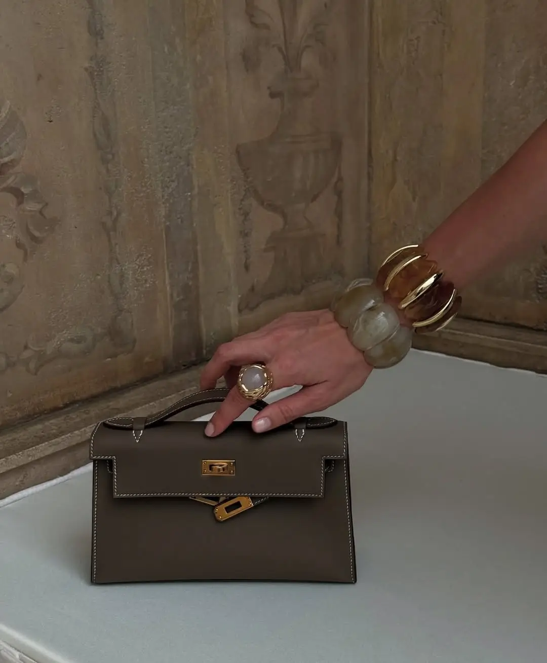 Браслет бежевый