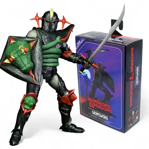 Фигурки Вардьюк и Гримсворд из игры Подземелья и Драконы Ultimate