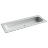 Ceramica Nova Grace CN7016WX Раковина накладная без отверстия под смеситель, 121x45.7, цвет: белый