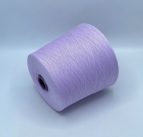 Бобинная пряжа,Cotton combed, 2540м. 100%Хлопок, Холодный розовый(643), 39319