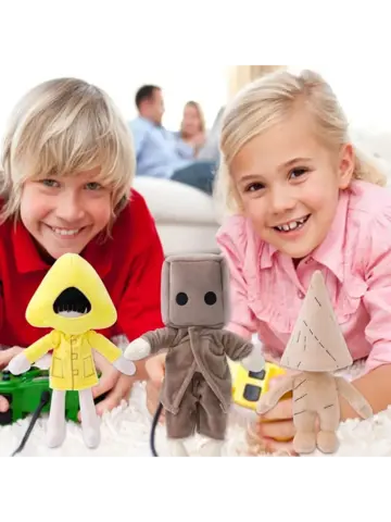 Игрушки мягкие Шестая Ном и Моно из игры Маленькие Кошмары