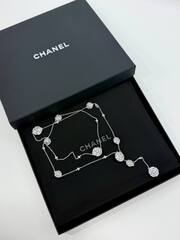Колье сотуар длинное CHANEL коллекция Bouton de CAMELIA white VGOLD
