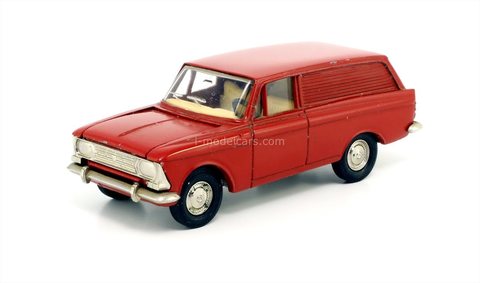 Moskvich-434 (bottom metal) red Agat Tantal Made in USSR 1:43