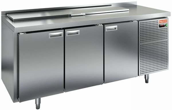 Стол для салатов HICOLD SL2-111GN (1/6) с крышкой