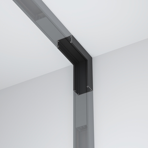 Коннектор угловой внутренний накладной Maytoni Basity TRA172ICL-11B