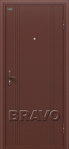 Входная стальная дверь Браво Door Out 101 Антик Медь/Антик Медь