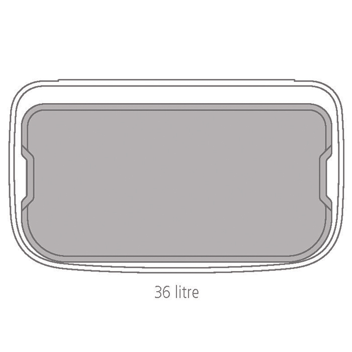 Мусорный бак Touch Bin Bo (36 л), Стальной матовый (Fingerprint Proof), арт. 315848 - фото 6