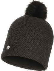 Шапка вязаная с флисом Buff Hat Knitted Polar Disa Black