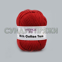 Milk Cotton Yarn 44 темно-красный