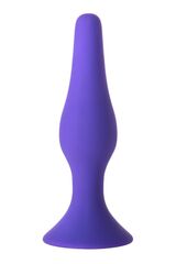 Фиолетовая анальная пробка - 11,3 см. - 