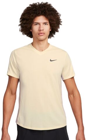 Теннисная футболка Nike Court Dri-Fit Victory - coconut milk/platinum violet/black