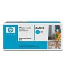 Картридж HP Q6001A (HP 124A) cyan голубой - тонер-картридж для HP Color LaserJet 1600, 2600n, 2605, 2605dn, 2605dtn, CM1015, CM1017 (голубой, 2000 стр.)